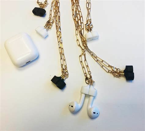 airpod necklace for headphones.